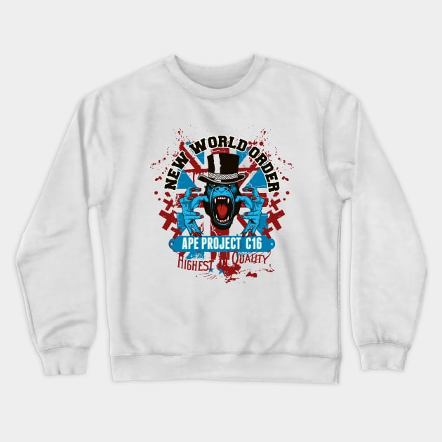 APE Project Crewneck Sweatshirt by DesignedByFreaks